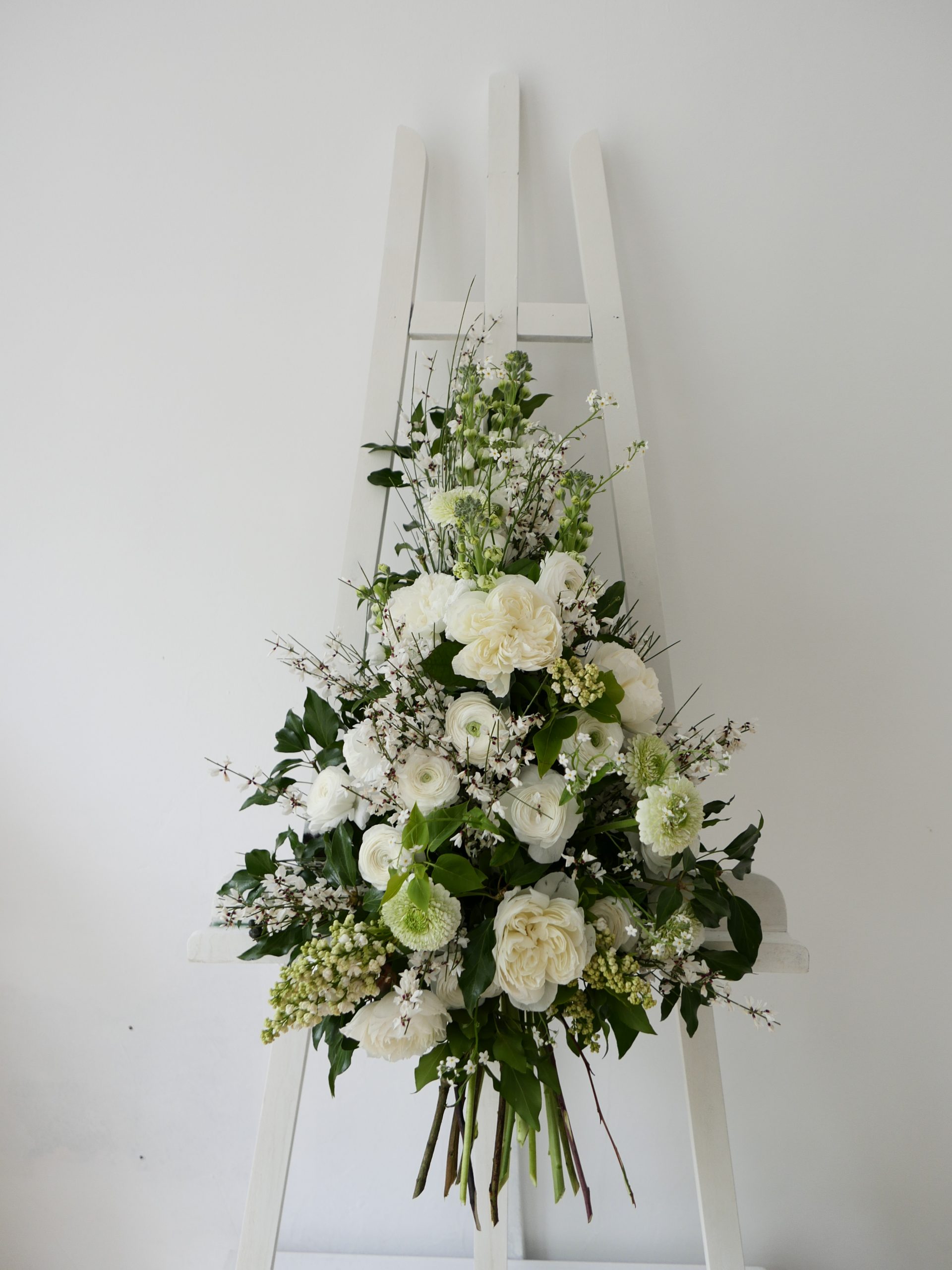 Gerbe piquée Sérénité blanche (ref.35) – Image 2